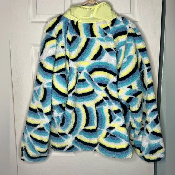 Free People Multicolor Fleece Jacket - Picture 3 of 7